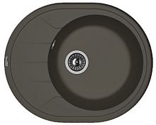 Мойка для кухни Florentina 20.245.B0620.302 Родос 62х50 см, с крылом, антрацит