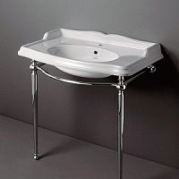 Simas AR864bi*1 Arcade 90, раковина 90*56, с 1 отв. под смеситель, цвет: белый