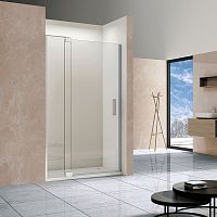 Душевая дверь Vincea VDP-1E9010CL Extra, 90/100х200 см, профиль хром/стекло прозрачное