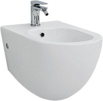Биде подвесное Artceram FLB001 05 00 bi matt FILE 2.0, с 1 отверстием под смеситель, 36х52 см, белое матовое