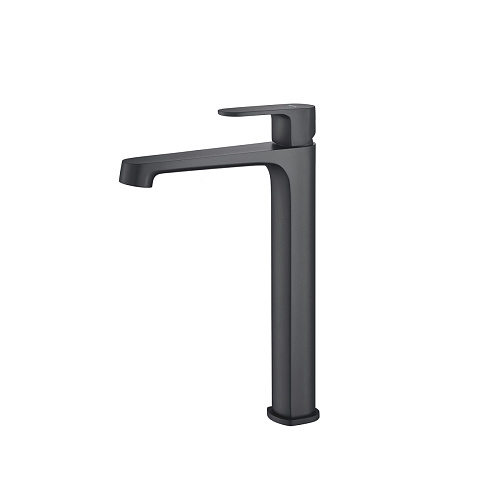 Смеситель Aquatek AQ1204MB Оберон для раковины, без донного клапана, черный матовый