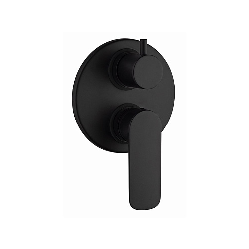 Смеситель Paini 09YO6911 Nove для ванны, встраиваемый c дивертором, черный Смеситель Paini 09YO6911 Nove для ванны, встраиваемый c дивертором, черный