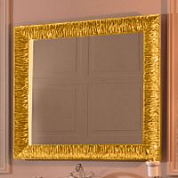 Зеркало 100x100 см Kerasan Retro 7364 03 цвет золото
