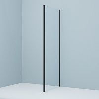 Боковая панель IDDIS, SLI6BS8i23 Slide 80х195 см, черный алюминиевый профиль, матовый Боковая панель IDDIS, SLI6BS8i23 Slide 80х195 см, черный алюминиевый профиль, матовый
