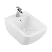 Биде подвесное Villeroy & Boch 441100R1 Venticello 38х56 см, альпийский белый CeramicPlus