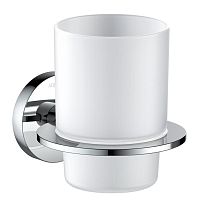 Стакан Aquatek AQ4204CR Оберон с держателем, хром