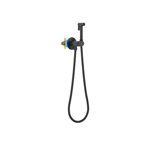 Комплект Aquatek AQ1023MB Бетта для гигиенического душа Select встроенный, черный матовый Комплект Aquatek AQ1023MB Бетта для гигиенического душа Select встроенный, черный матовый