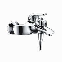 Смеситель WasserKRAFT 2801 Rossel для ванны, с коротким изливом, хромоникелевое покрытие Смеситель WasserKRAFT 2801 Rossel для ванны, с коротким изливом, хромоникелевое покрытие
