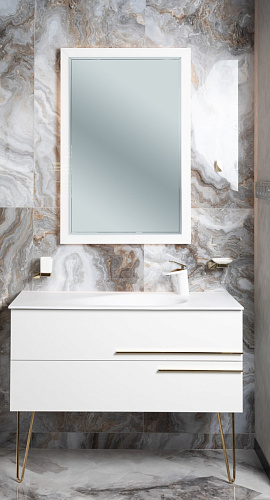 Тумба под раковину Armadi Art  831-110-WH-D купить недорого в интернет-магазине Керамос