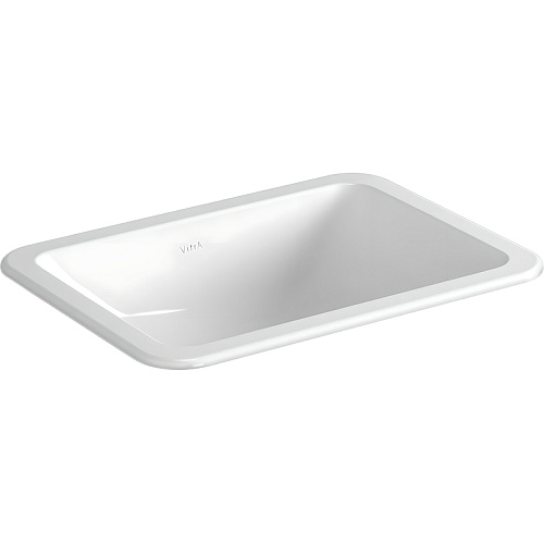 Раковина Vitra 5474B003-0618 S20 встраиваемая снизу 50х37 cм, c переливом, белая Раковина Vitra 5474B003-0618 S20 встраиваемая снизу 50х37 cм, c переливом, белая