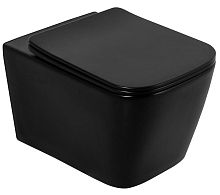 Чаша унитаза BelBagno BB3202CHR-MB ARDENTE-C подвесного, 36х52 см, черная