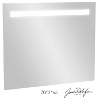 Сет 2166 EB1412-NF, Зеркало настенное, с подсветкой