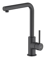 Смеситель Aquatek AQ1380MB Европа для кухни, черный матовый