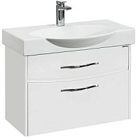 Тумба Акватон 1A1920K1IF010 Инфинити с раковиной, 76х45 см, белый глянец