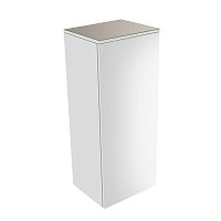 Шкаф-пенал Keuco 31720840001 Edition 400 средний 90х35 см, петли слева, белый глянцевый/стекло глянцевое кашемир