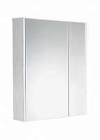 Зеркальный шкаф Roca ZRU9303009 RONDA 80 подсветка 80х78х14,5 (бетон,белый глянец)