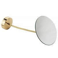 Зеркало Migliore 29800 Fortis оптическое настенное, без рамки на гибком держателе, золото