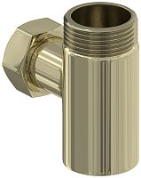 Уголок Сунержа 020-1511-0134 со спускным клапаном н/ж G 1" нар.р. / G 3/4" н. г., шампань