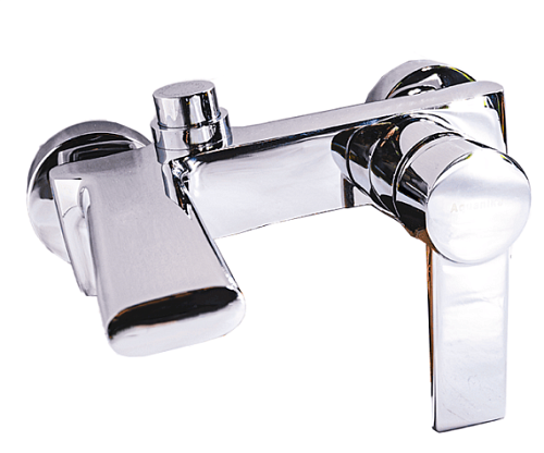 Смеситель Aquanika AQR3015CR Round для ванны с душем, хром