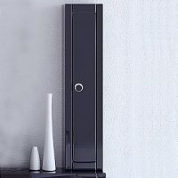 Шкаф-пенал подвесной AQWELLA Inf.05.35/BLK Infinity 35х152 см, черный