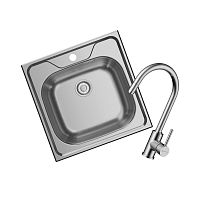 Комплект: мойка+ смеситель Omoikiri 7395.4230 Комплект: мойка+ смеситель Omoikiri 7395.4230