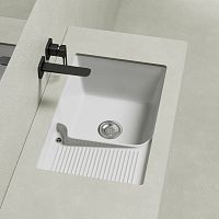 Раковина встраиваемая снизу Abber Rechteck AC2225L