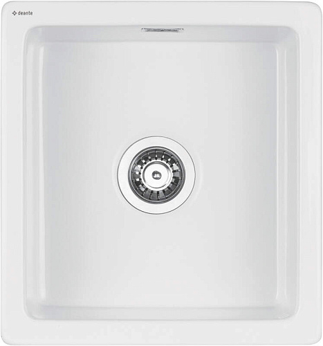 Мойка Deante ZCB_613 Sabor кухонная керамическая 45х47.5 см, белый