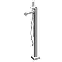 Gattoni 8808/88C0 ELY Смеситель для ванны напольный с ручным душем , цвет хром