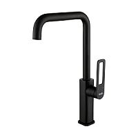 Смеситель IDDIS, SLIBL00i05 Slide для кухни, черный матовый