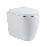 Чаша унитаза BelBagno BB105CBR MARINO, P-trap, приставного, 35х52 см, безободкового, белая