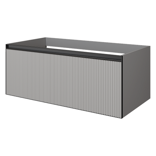 Тумба Armadi Art QUATRO 790-M1-100-L-RIB-A-LED купить недорого в интернет-магазине Керамос