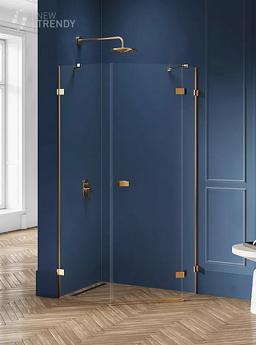 Душевое ограждение New Trendy AVEXA Gold EXK-3858 купить недорого в интернет-магазине Керамос