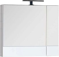 Зеркальный шкаф Aquanet 00165130 Нота без подсветки, 75х67 см, белый