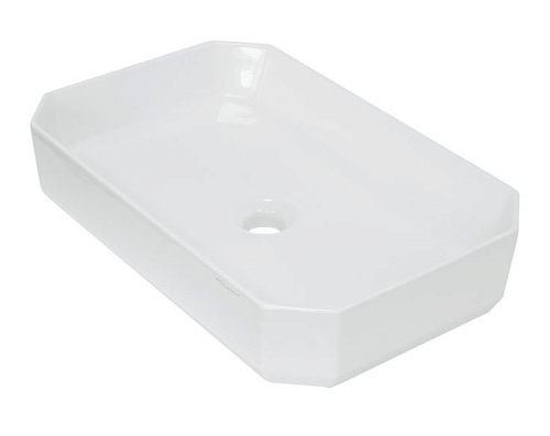 Умывальник Sanita Luxe LINSLWB01 Line 55 накладной 56х35 см, белый (нов. арт. WB.CT/Line/55-N/WHT.G/S1)