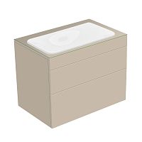 Тумба Keuco 31571180000 Edition 400 под умывальник 70х53.5 см, кашемир/стекло глянцевое кашемир