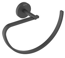 Полотенцедержатель Aquatek AQ4621MB Бетта овальный, черный матовый