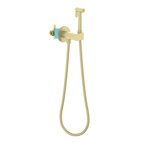 Смеситель с гигиеническим душем Aquatek Оберон AQ1024BG Смеситель с гигиеническим душем Aquatek Оберон AQ1024BG