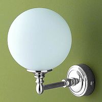 Devon&Devon DECHELSEACR Chelsea Светильник настенный IP20, абажур стекло матовое, цвет фурнитуры хром Devon&Devon DECHELSEACR Chelsea Светильник настенный IP20, абажур стекло матовое, цвет фурнитуры хром