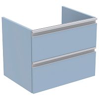 Тумба Ideal Standard T0050WI Tesi для раковины 60х44 см, подвесная, Matt Avio (серо-голубой матовый/ручка - светло-серый матовый) Тумба Ideal Standard T0050WI Tesi для раковины 60х44 см, подвесная, Matt Avio (серо-голубой матовый/ручка - светло-серый матовый)
