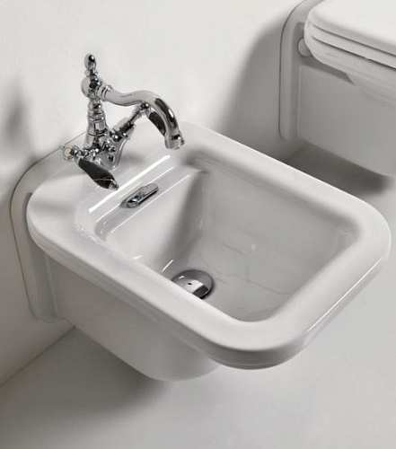 Биде подвесное Kerasan WALDORF 4125K1bi/cr*1 купить недорого в интернет-магазине Керамос Биде подвесное Kerasan WALDORF 4125K1bi/cr*1 купить недорого в интернет-магазине Керамос