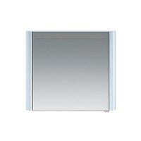 Зеркальный шкаф AM.PM M30MCL0801BG Sensation, левый, 80х70 см, с подсветкой, светло-голубой глянец