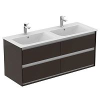 Тумба Ideal Standard E0822VY Connect Air для раковины 120х44 см, подвесная, Matt Dark Brown + Matt White (темно-коричневый матовый + белый матовый) Тумба Ideal Standard E0822VY Connect Air для раковины 120х44 см, подвесная, Matt Dark Brown + Matt White (темно-коричневый матовый + белый матовый)