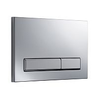 Смывная клавиша KKPol SPP/388/0/K (350/PPG/388-00-03) M08 V1 для инсталляции, хром/белый