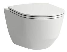 Чаша унитаза Laufen 8.2096.5.400.000.1 PRO подвесного, 36х49 см, 490 rimless, LLC, белая Чаша унитаза Laufen 8.2096.5.400.000.1 PRO подвесного, 36х49 см, 490 rimless, LLC, белая