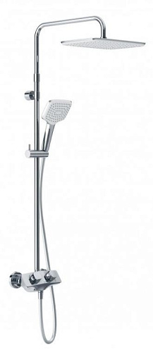 Душевая система Kludi 8005005-00 Cockpit Explorer с термостатом, хром