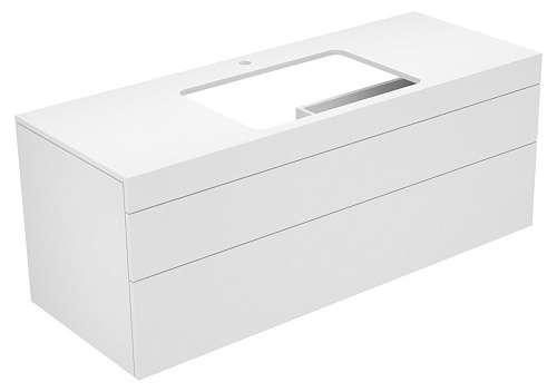 Тумба Keuco 31573380000 Edition 400 под умывальник 140х53.5 см, белый/белый купить недорого в интернет-магазине Керамос