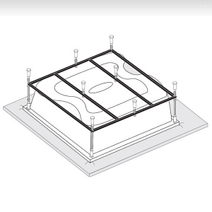 Каркас VagnerPlast VPK194170 к ванне Helios 194х170 см