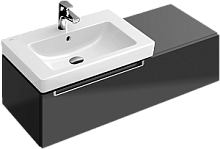 Тумба под раковину Villeroy & Boch Subway 2.0 A7001RFP серый глянец