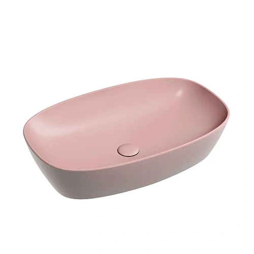 Умывальник Ceramica Nova CN6049MP Element, чаша накладная 60х38 см, розовый матовый