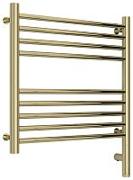 Полотенцесушитель электрический Сунержа 020-5805-5050 Богема 3.0 РЭБ, прямая, 500х500 мм/ МЭМ правый, шампань